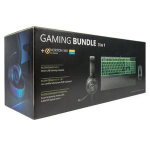 Razer Gaming Set 3 in 1 Keyboard Mouse Headset Kraken V3X DeathAdder Ornata V3X